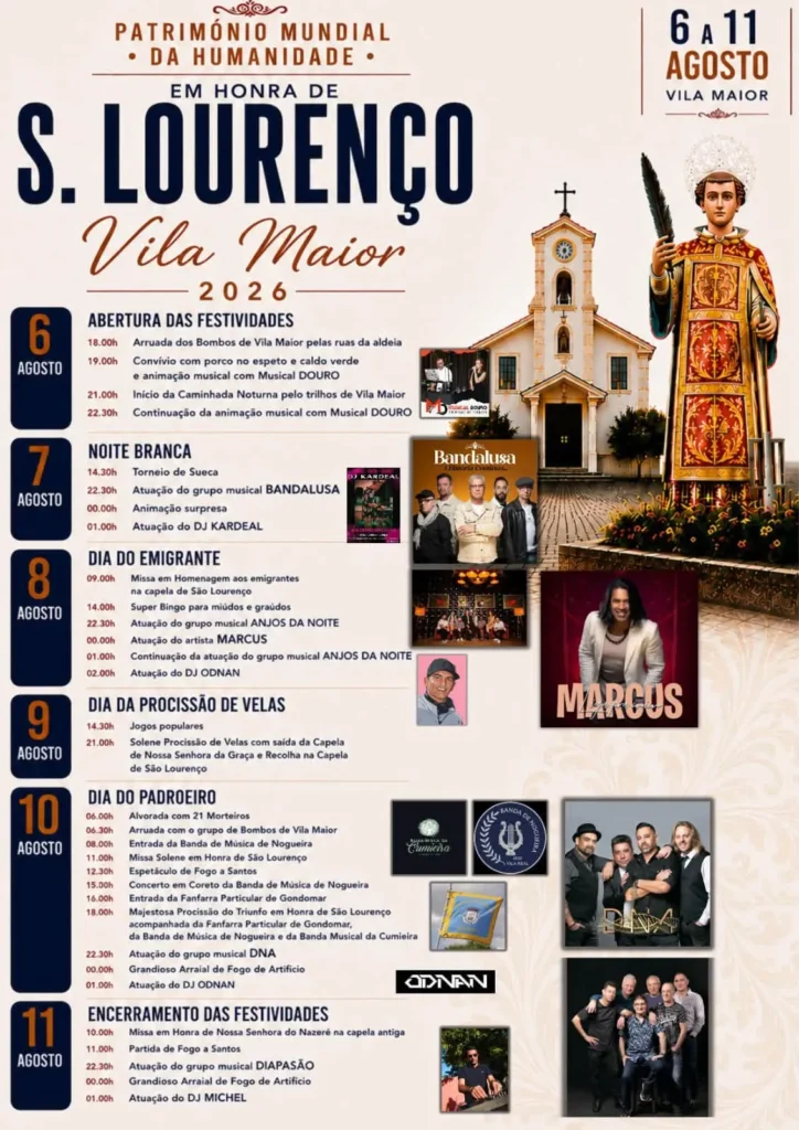Festas de Vila Maior (São Lourenço) 2026