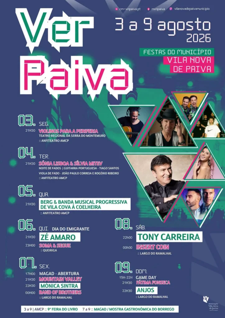 Festas de Vila Nova de Paiva 2026