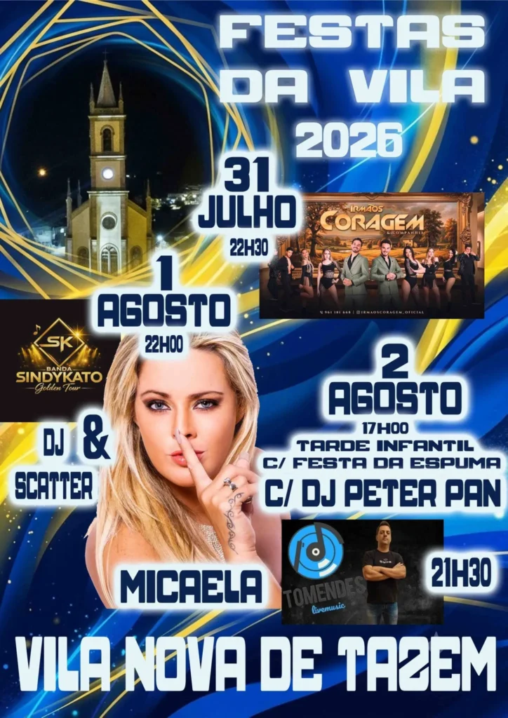 Festas de Vila Nova de Tázem 2026