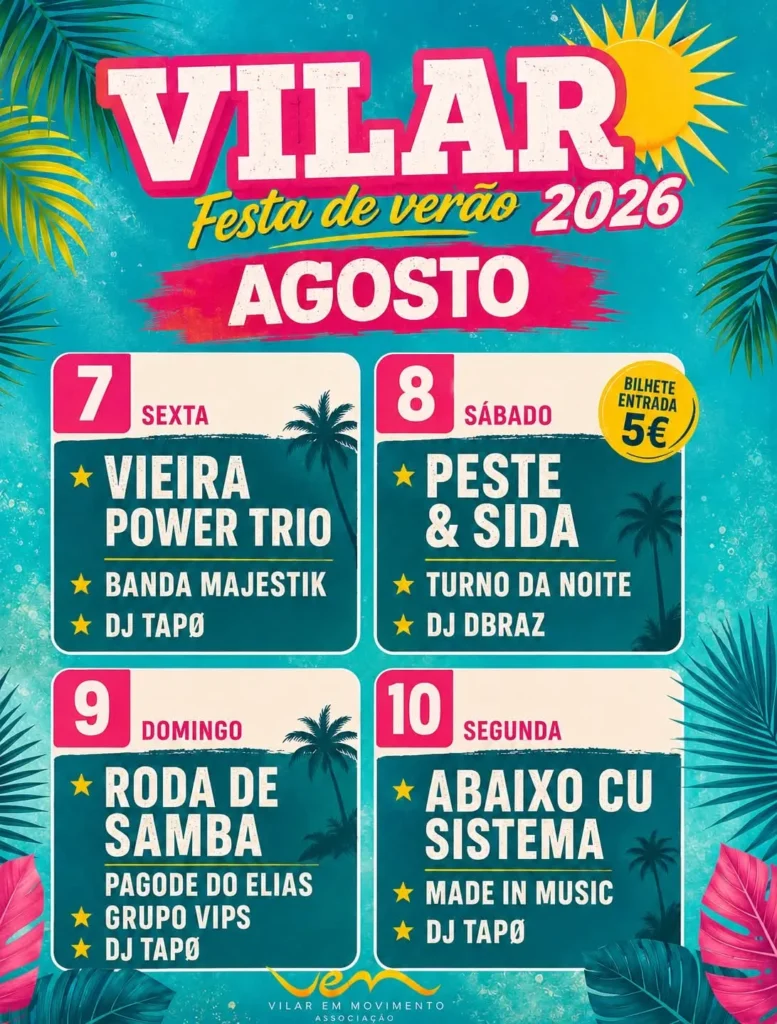 Festas de Vilar, Cadaval 2026