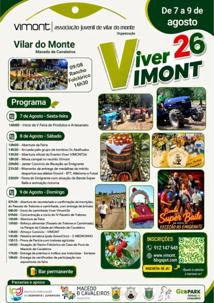 Festas de Vilar do Monte, Macedo de Cavaleiros 2026