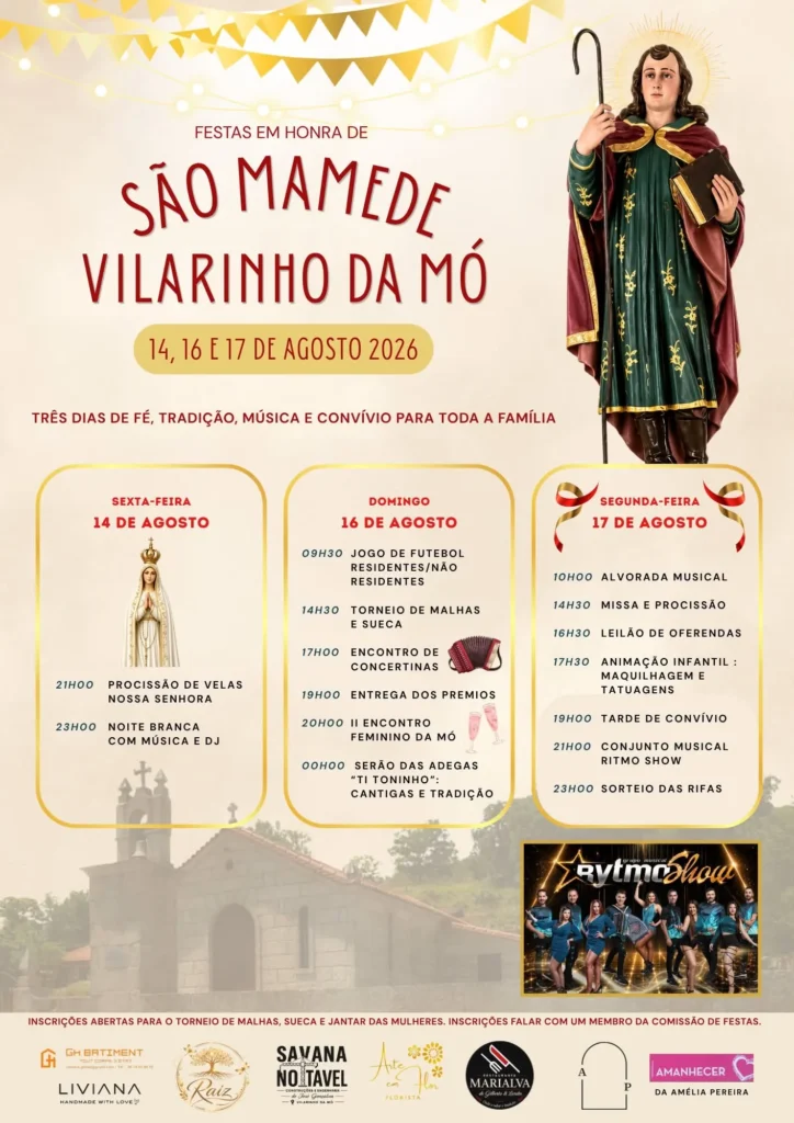 Festas de Vilarinho da Mó (São Mamede) 2026