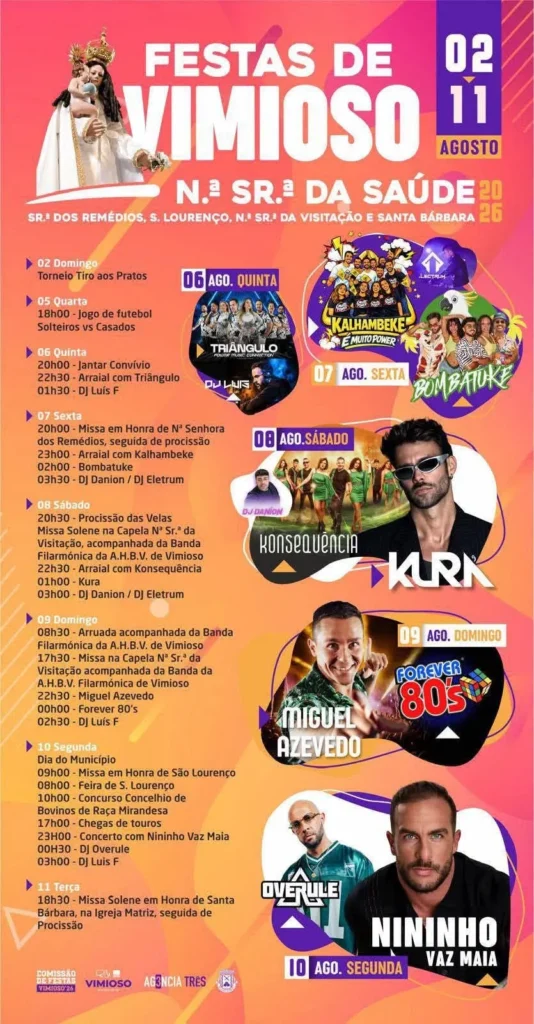 Festas de Vimioso (Senhora da Saúde) 2026
