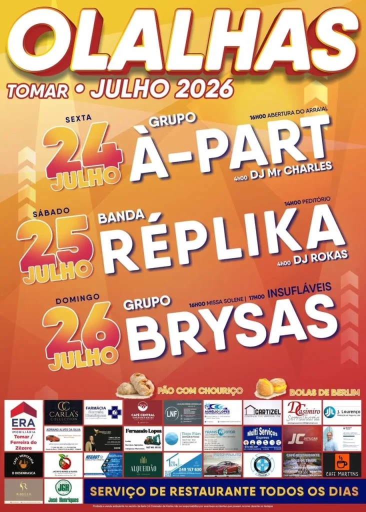 Festas de Olalhas, Tomar 2026