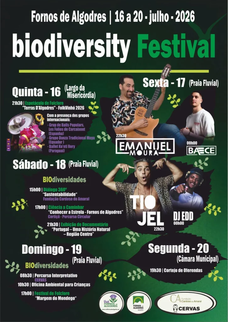 Festas da Biodiversidade 2026 em Fornos de Algodres