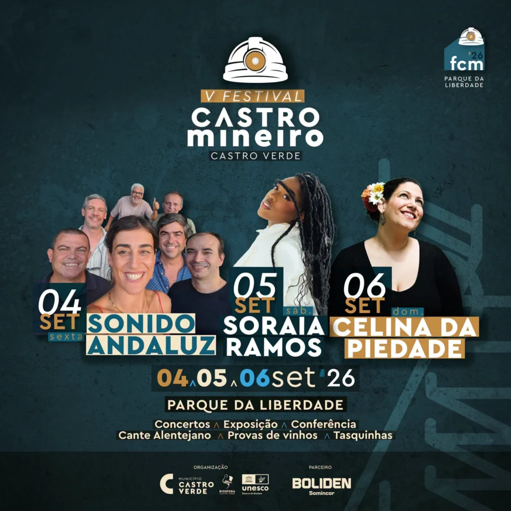 Festival Castro Mineiro 2026 em Castro Verde