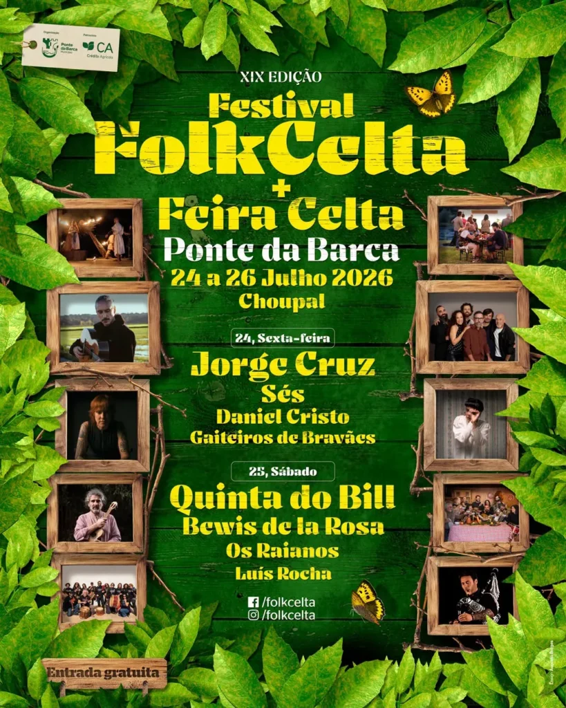 Festival Folk Celta 2026 em Ponte da Barca