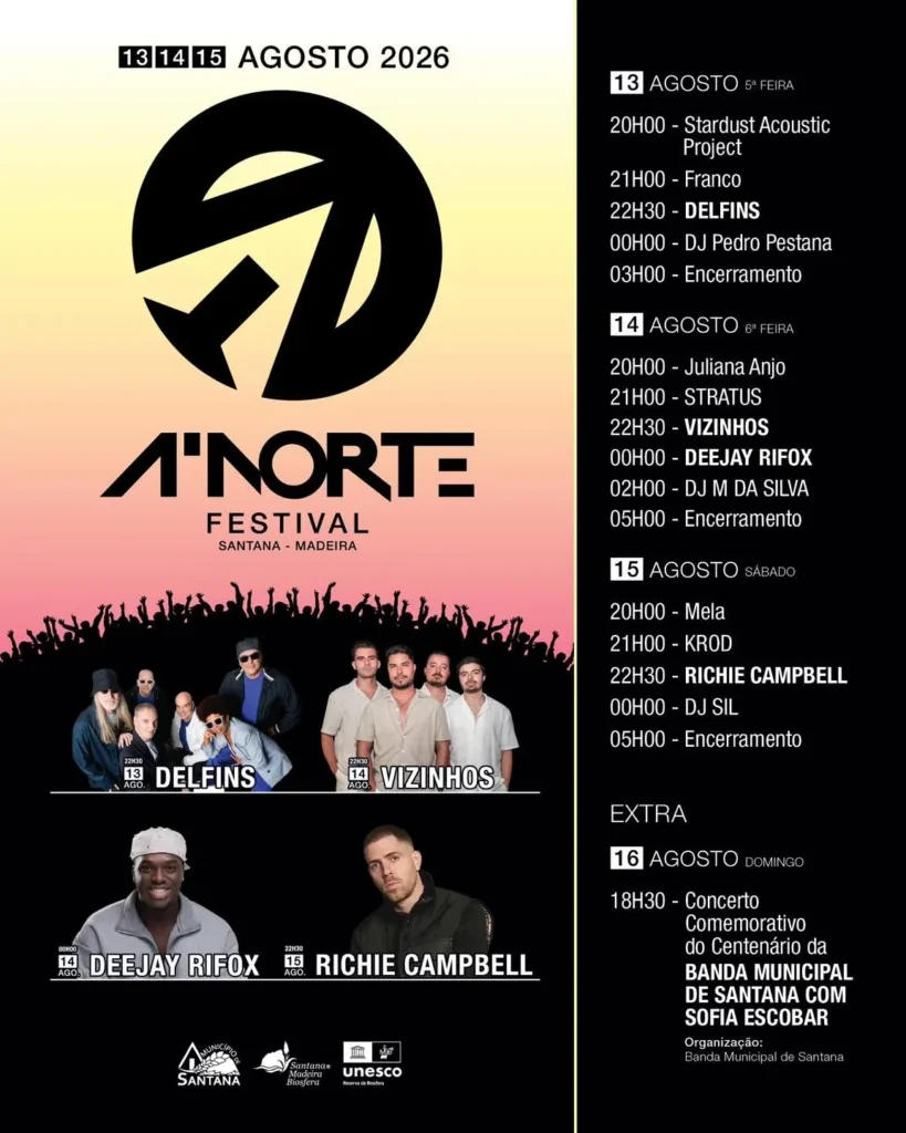 Festival a Norte 2026 em Santana