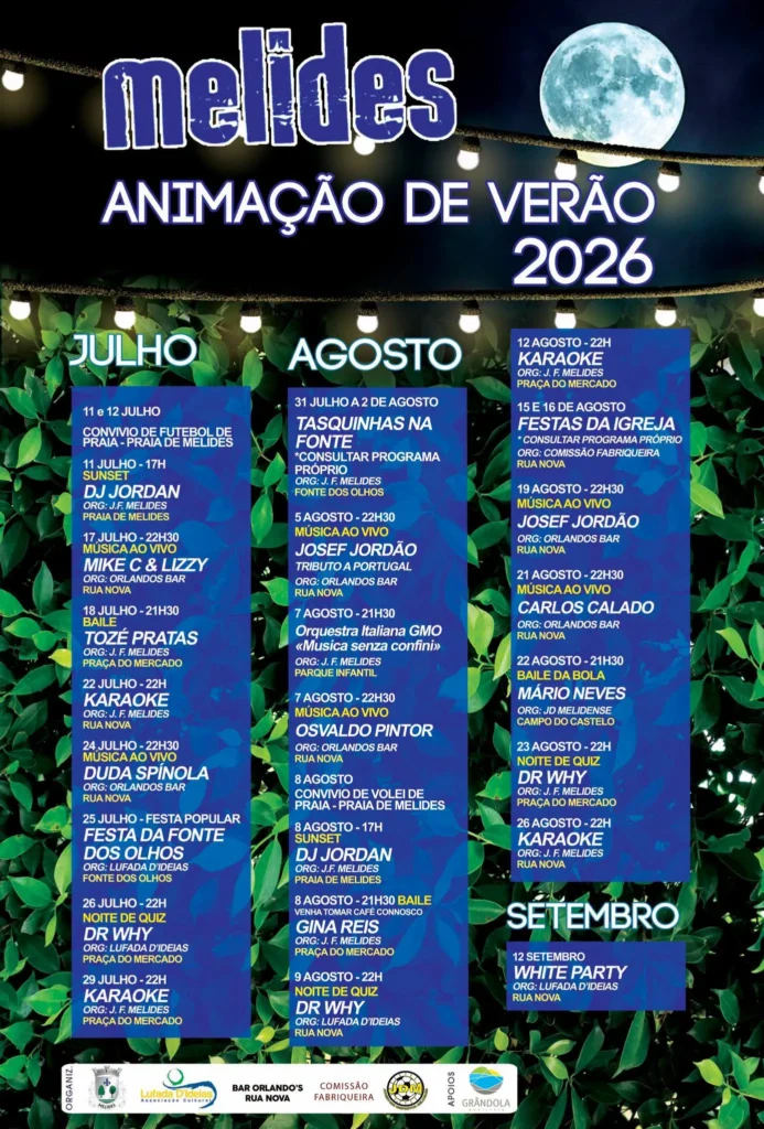 Festas de Melides (Verão) 2026