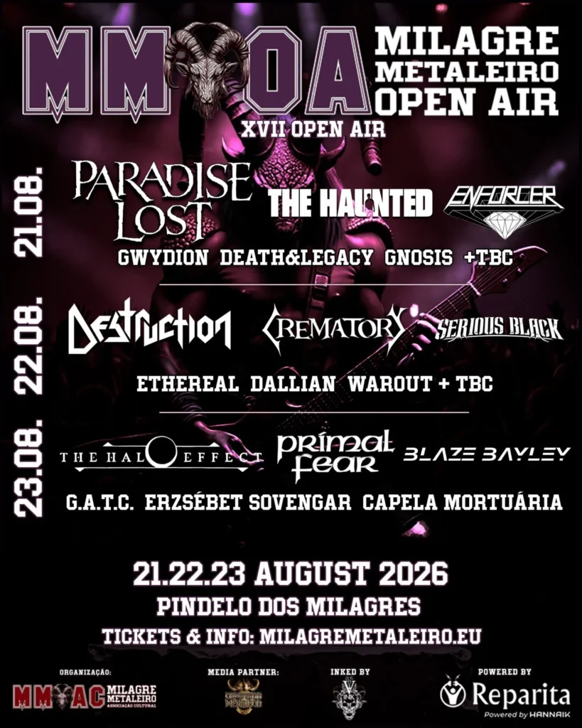 Milagre Metaleiro Open Air 2026 em Pindelo dos Milagres