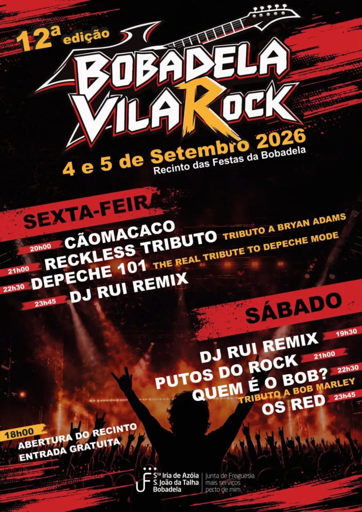 Bobadela Vila Rock 2026