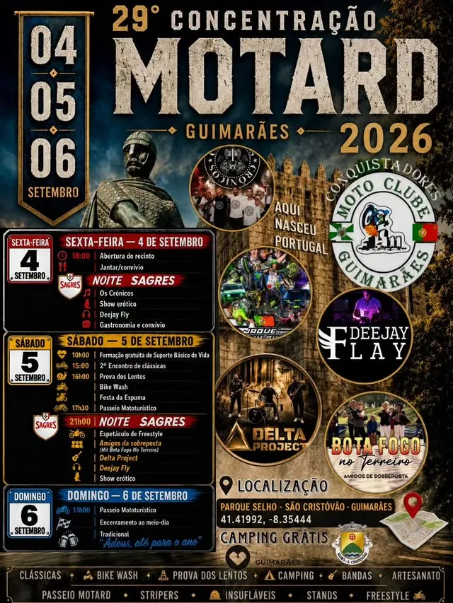 Concentração Motard de Guimarães 2026