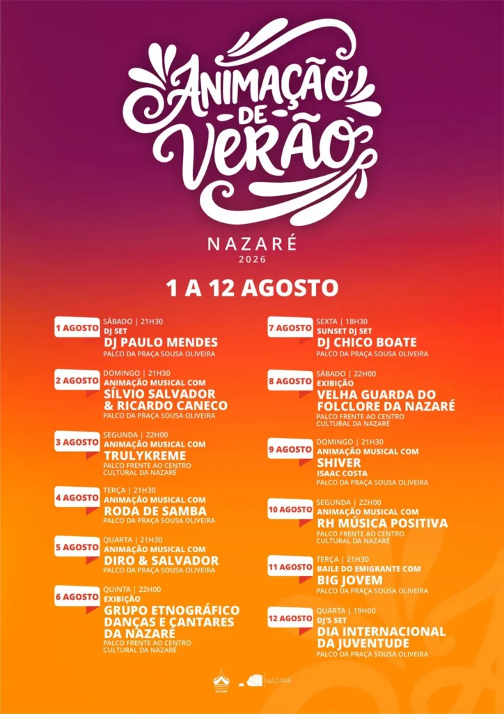 Concertos de Verão da Nazaré 2026