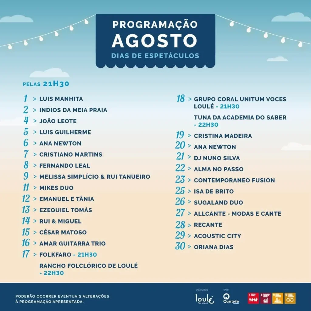 Concertos de Verão da Quarteira 2026