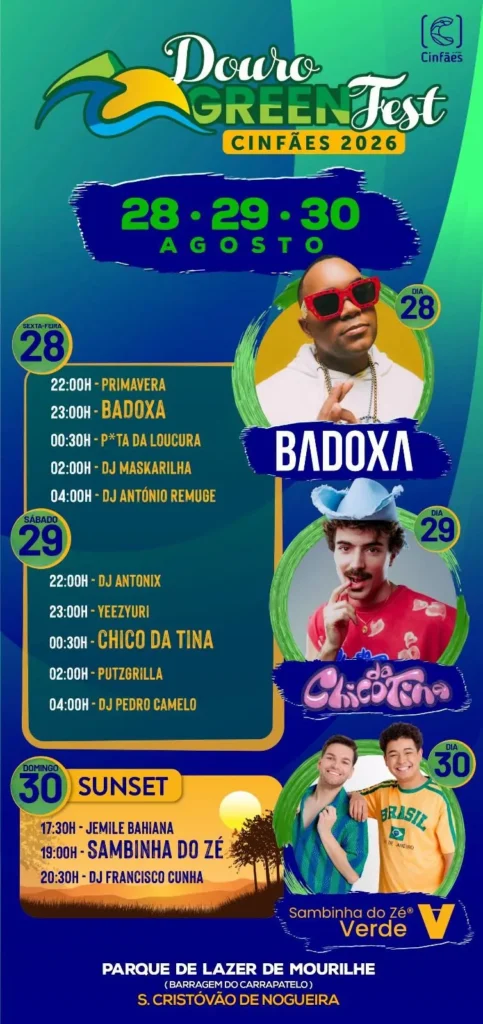 Festas de Cinfães (Douro Green Fest) 2026
