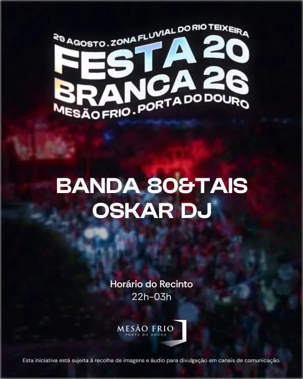 Festas de Mesão Frio (Festa Branca) 2026