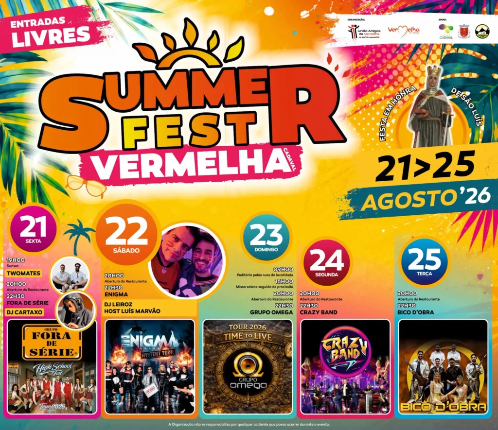 Festas de Vermelha (Summer Fest) 2026