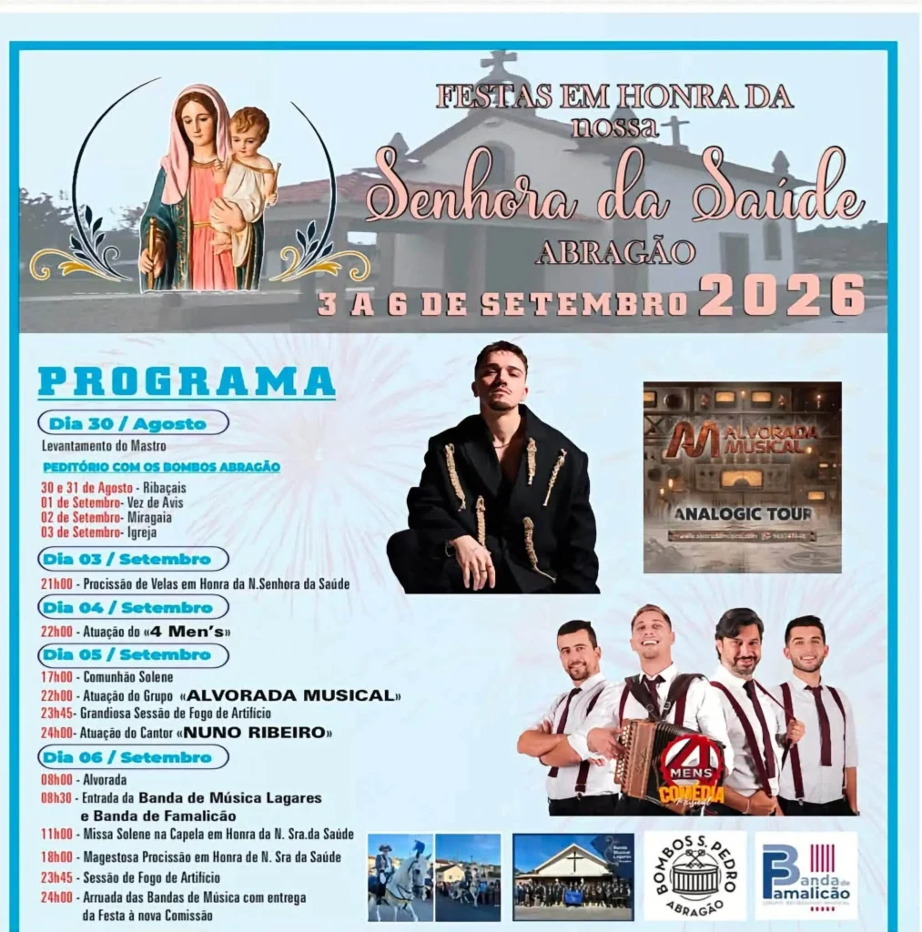 Festas de Abragão (Senhora da Saúde) 2026
