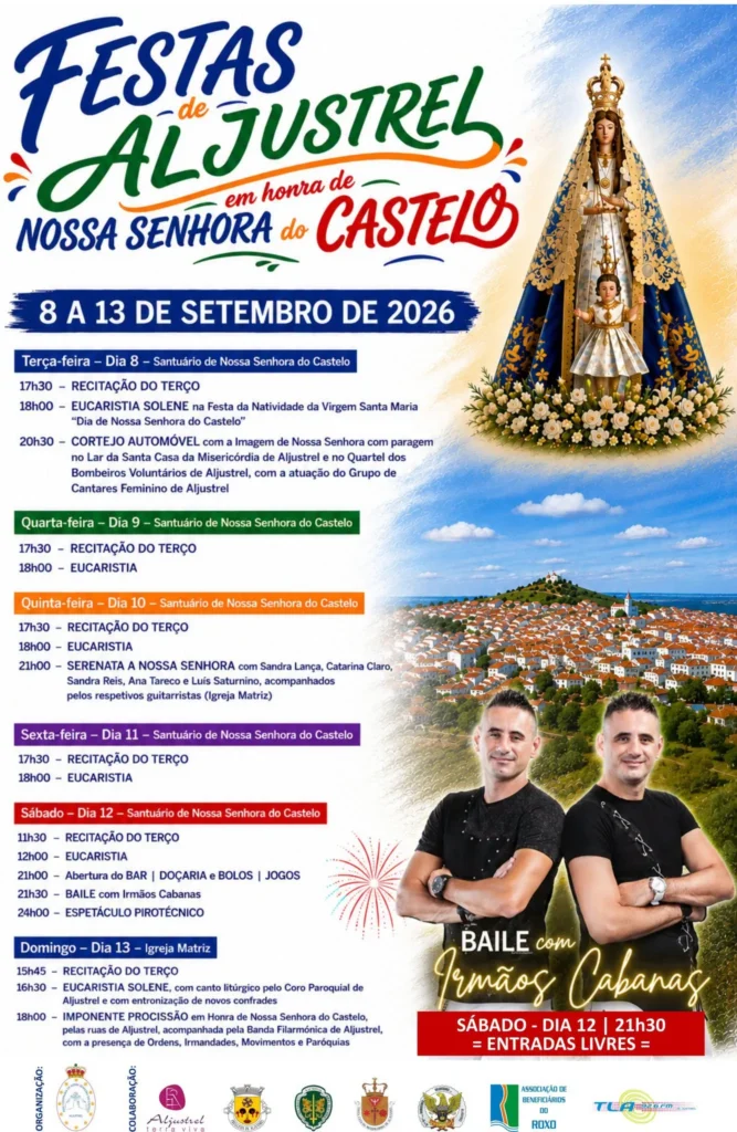 Festas de Aljustrel (Senhora do Castelo) 2026