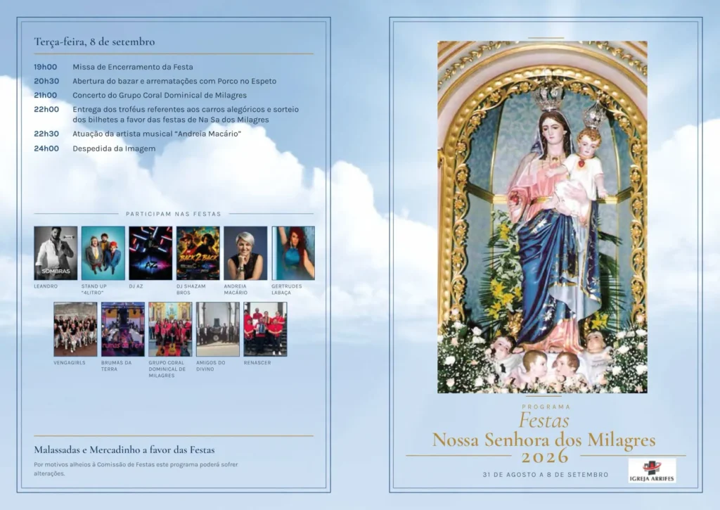 Festas de Arrifes 2026