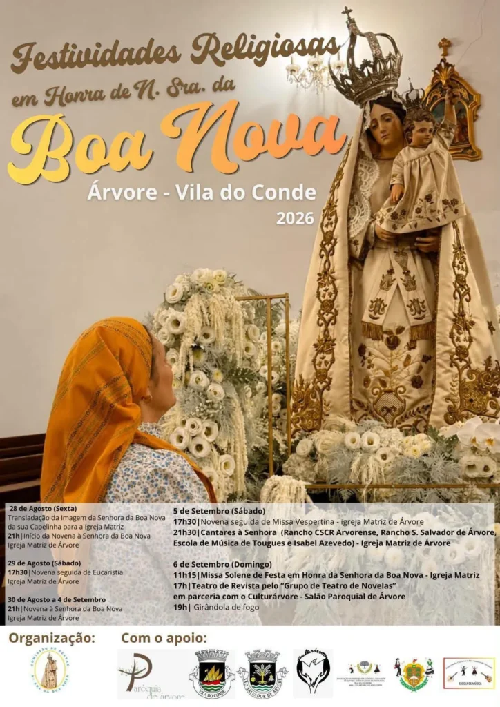 Festas de Árvore, Vila do Conde (Senhora da Boa Nova) 2026