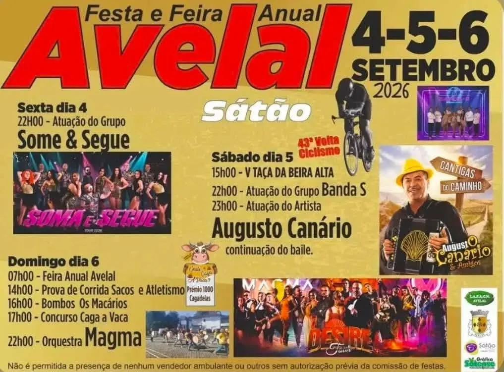 Festas de Avelal, Sátão 2026
