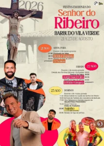 Festas de Barbudo, Vila Verde (Senhor do Ribeiro) 2026