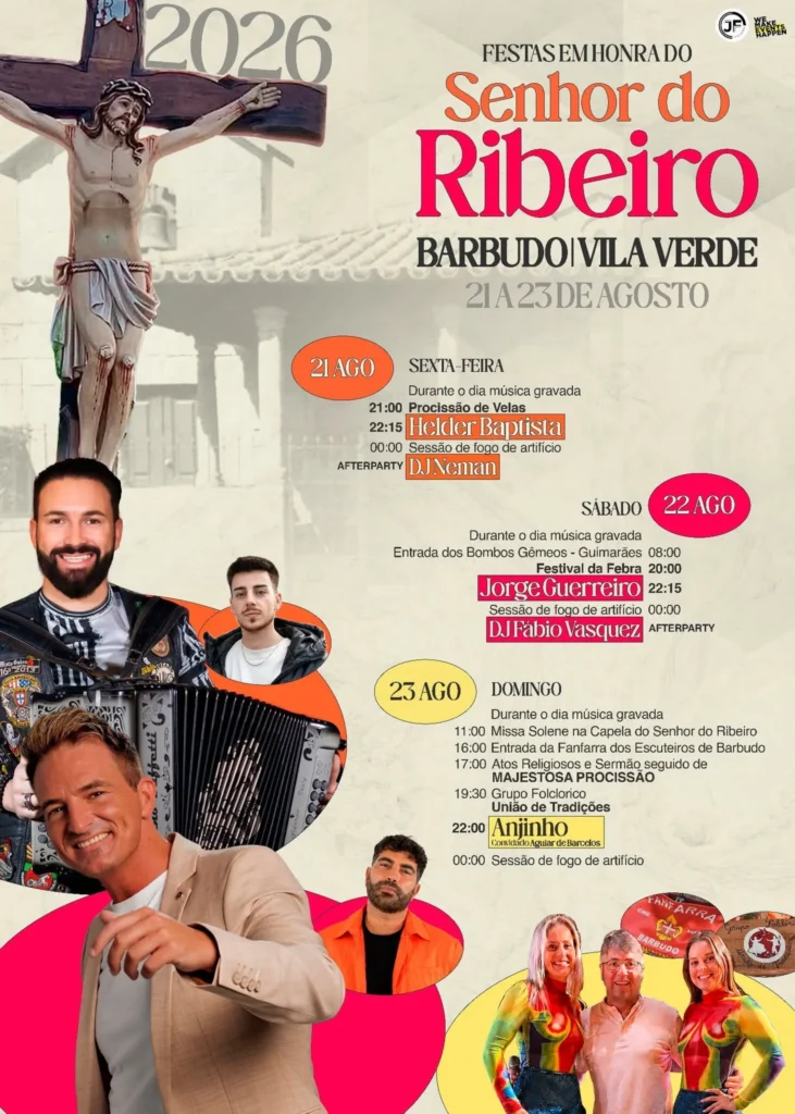 Festas de Barbudo, Vila Verde (Senhor do Ribeiro) 2026