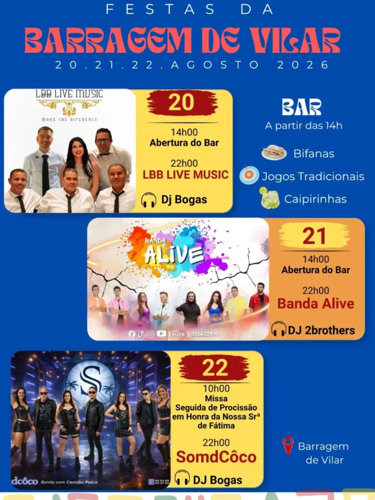 Festas da Barragem de Vilar 2026