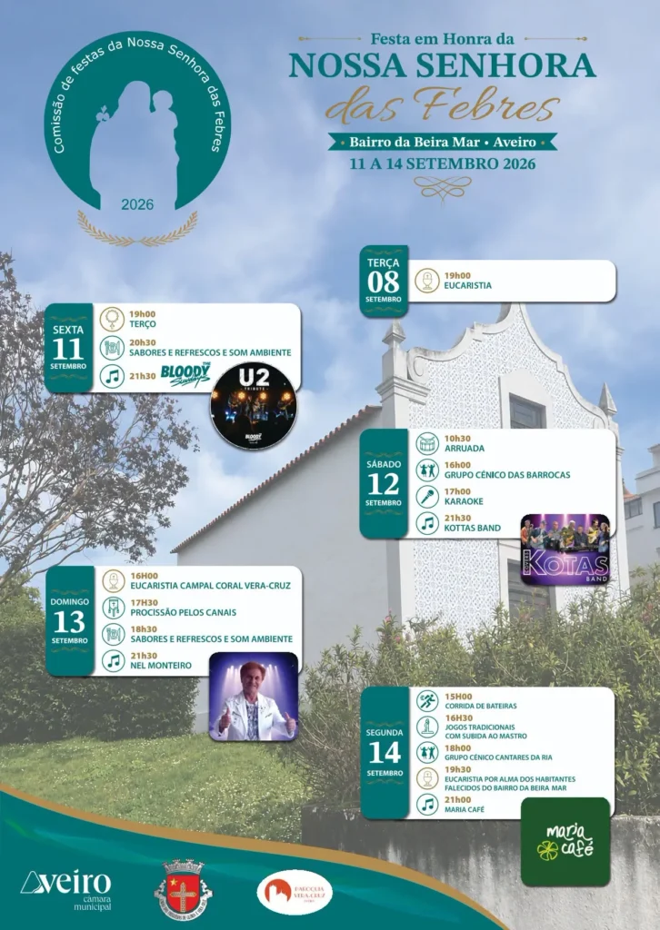Festas do Bairro da Baira Mar, Aveiro (Senhora das Febres) 2026