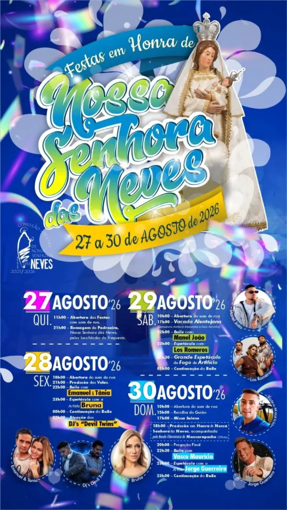 Festas de Beja (Senhora das Neves) 2026