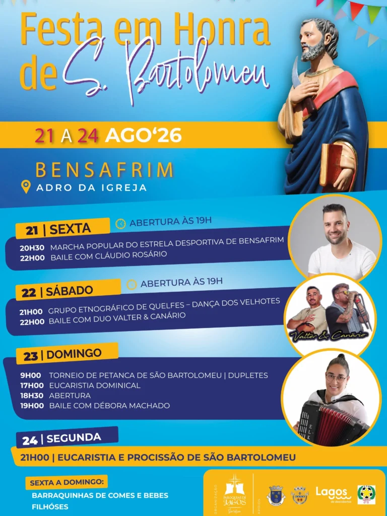 Festas de Bensafrim (São Bartolomeu) 2026