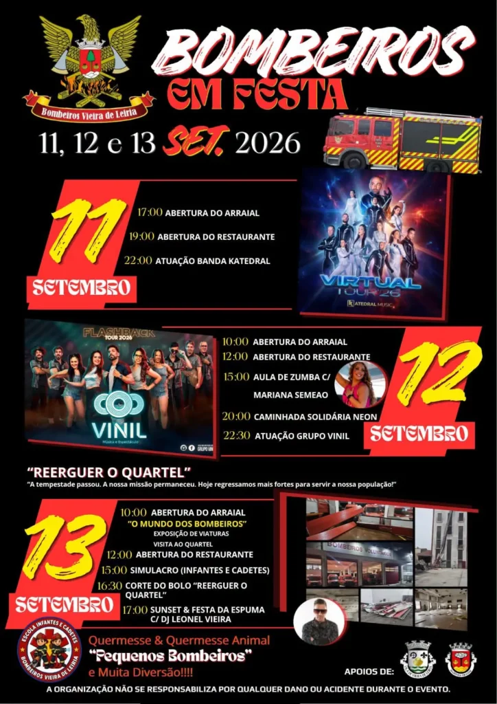 Festas dos Bombeiros de Vieira de Leiria 2026