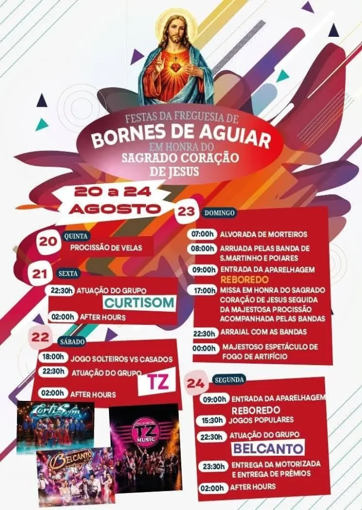 Festas de Bornes de Aguiar (Sagrado Coração de Jesus) 2026