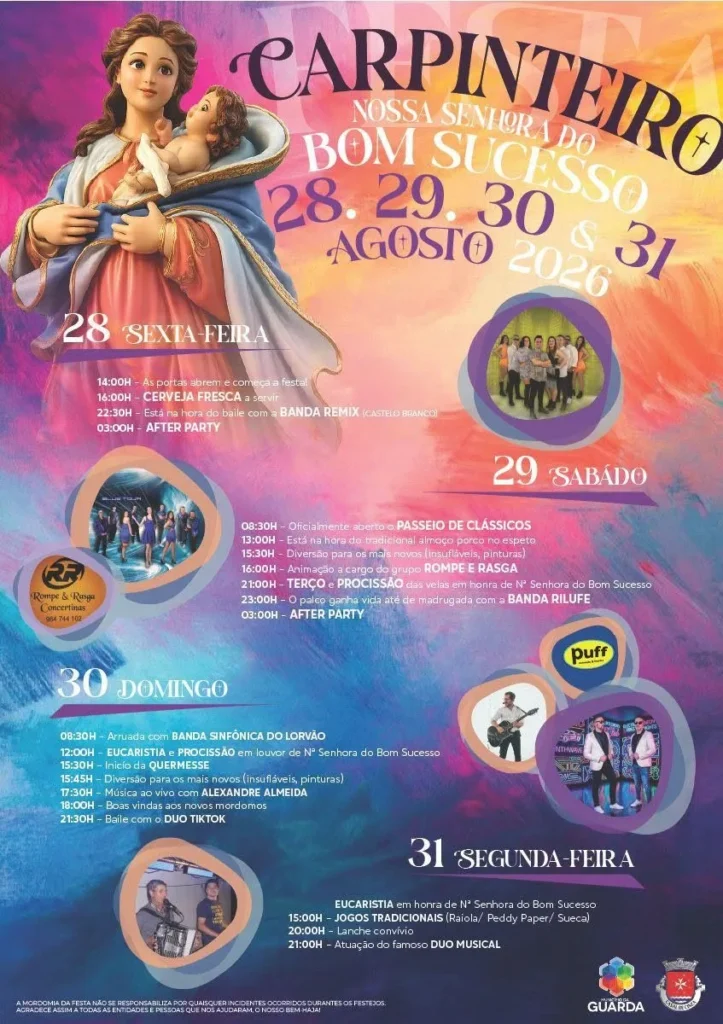 Festas de Carpinteiro (Senhora do Bom Sucesso) 2026