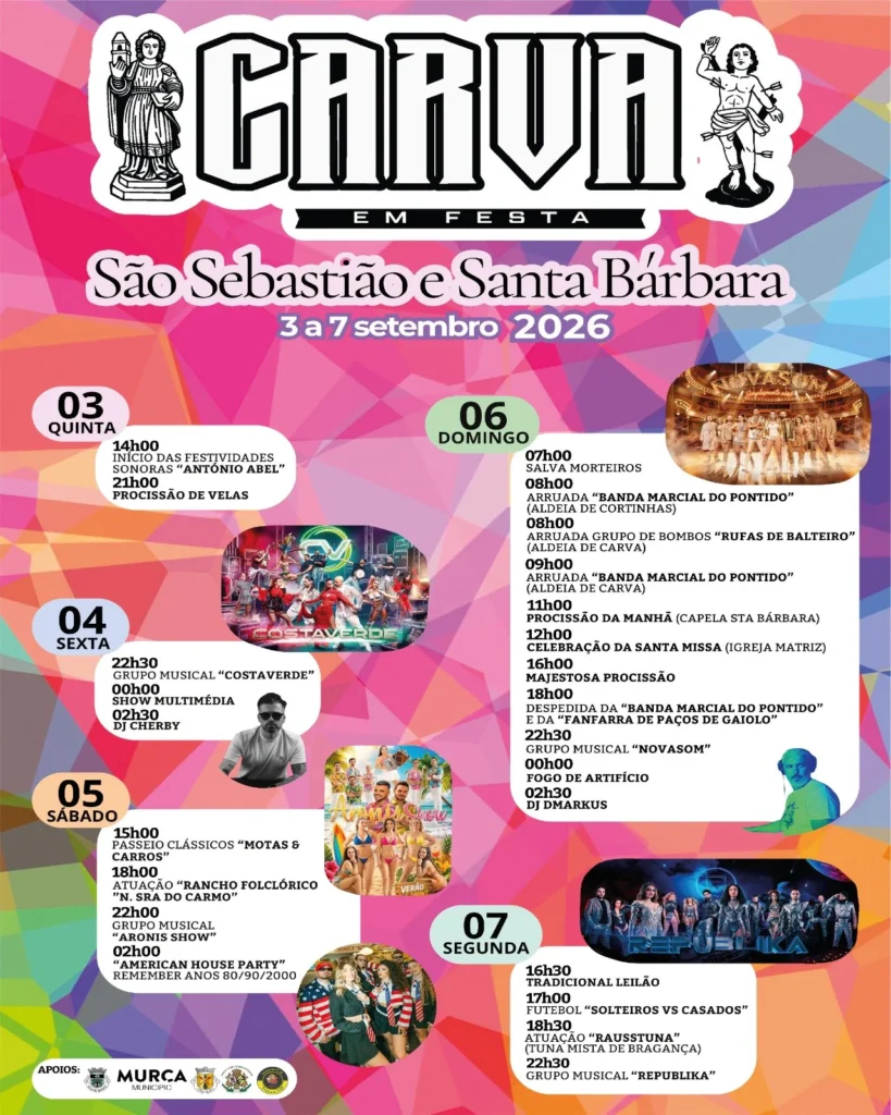 Festas de Carva (São Sebastião) 2026