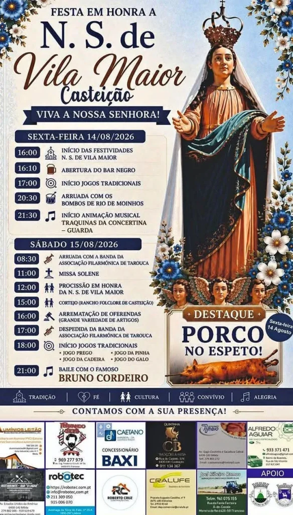 Festas de Casteição (Senhora de Vila Maior) 2026