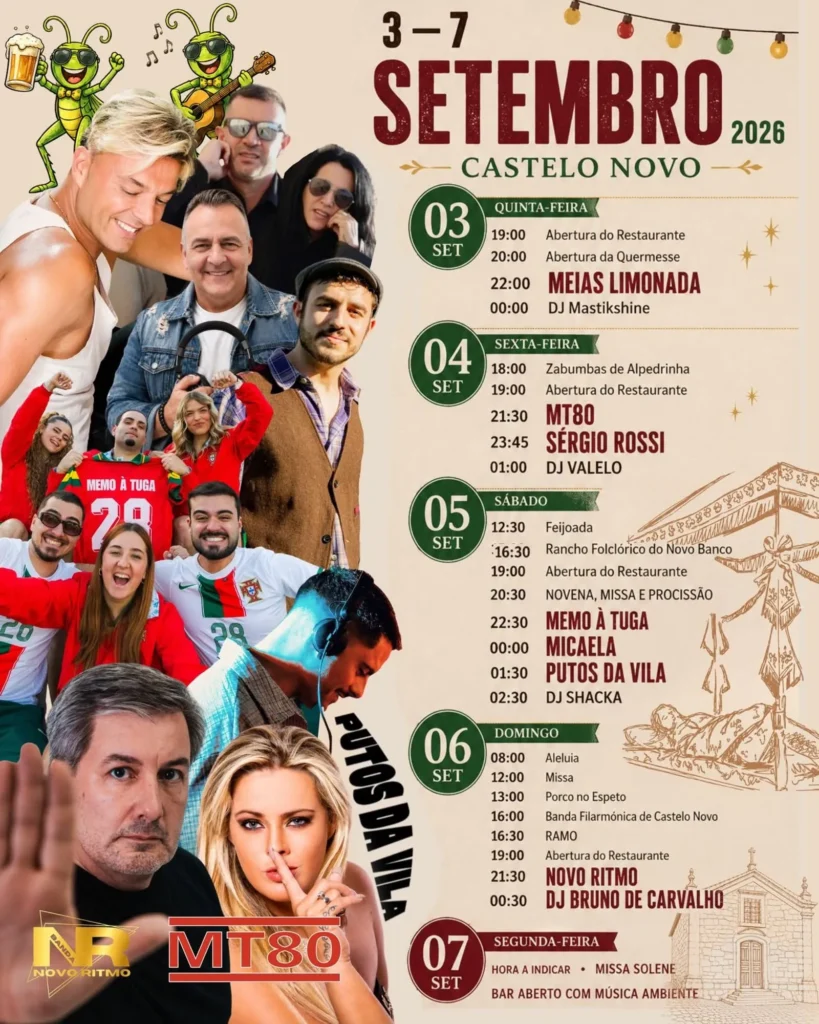 Festas de Castelo Novo 2026