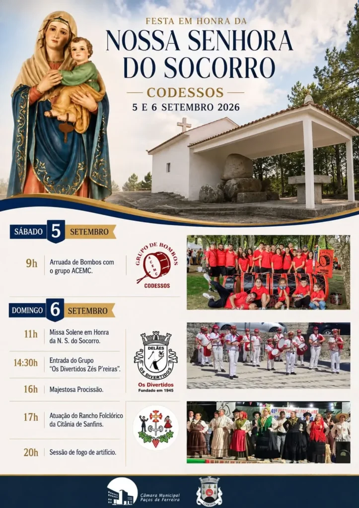 Festas de Codessos (Senhora do Socorro) 2026