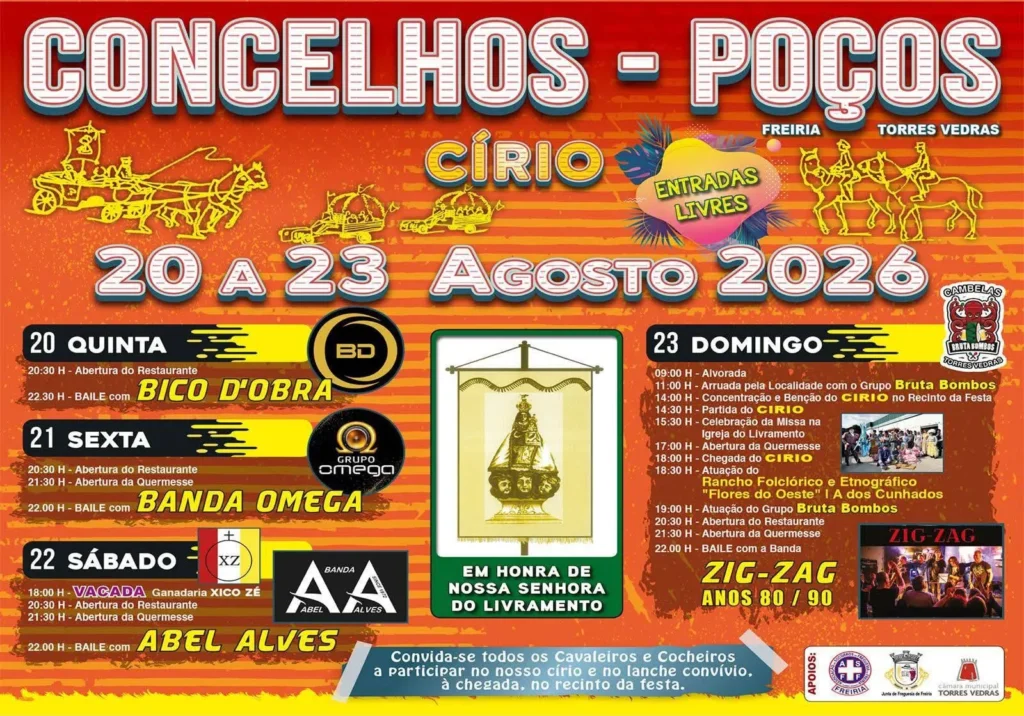 Festas de Concelhos, Torres Vedras 2026