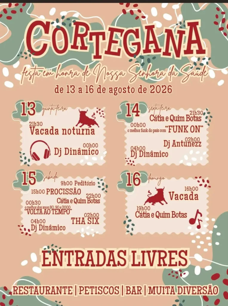 Festas da Cortegana (Senhora da Saúde) 2026