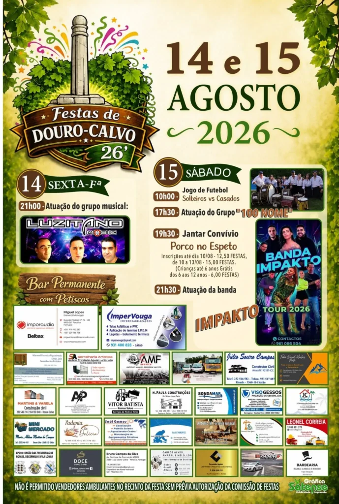 Festas de Douro-Calvo 2026