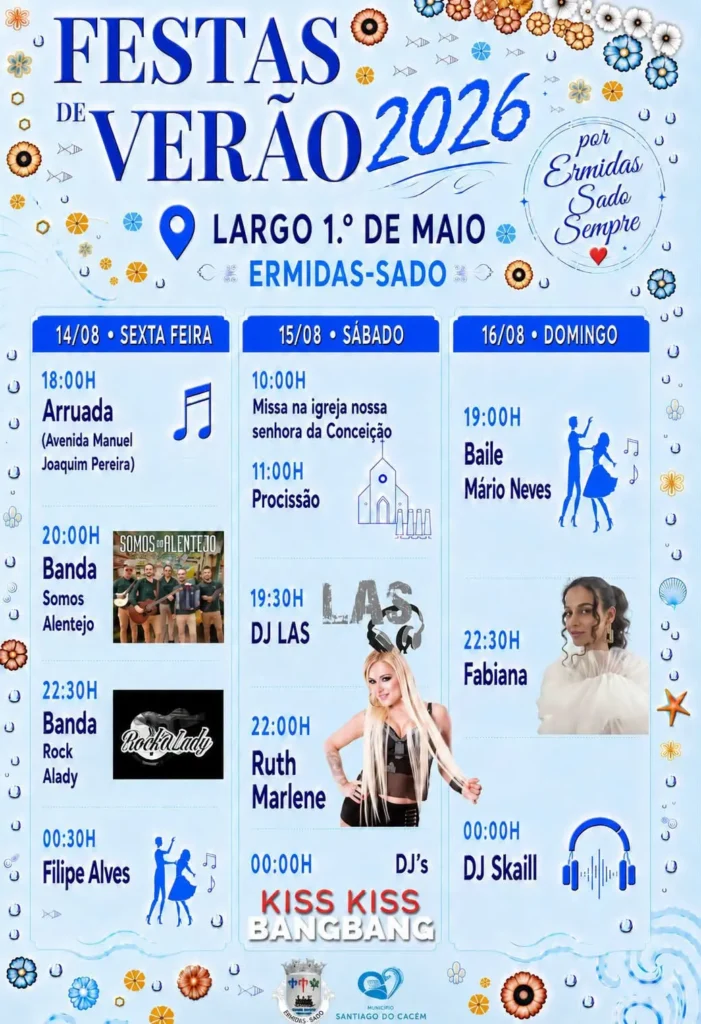 Festas de Ermidas-Sado (Verão) 2026