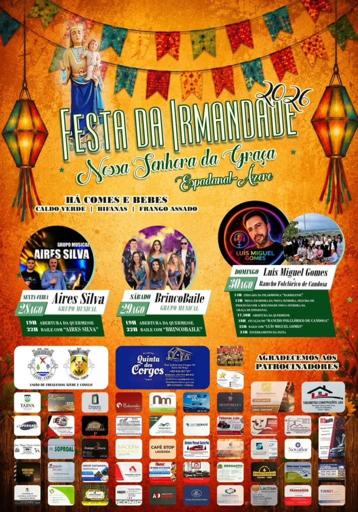 Festas de Espadanal, Tábua (Senhora da Graça) 2026