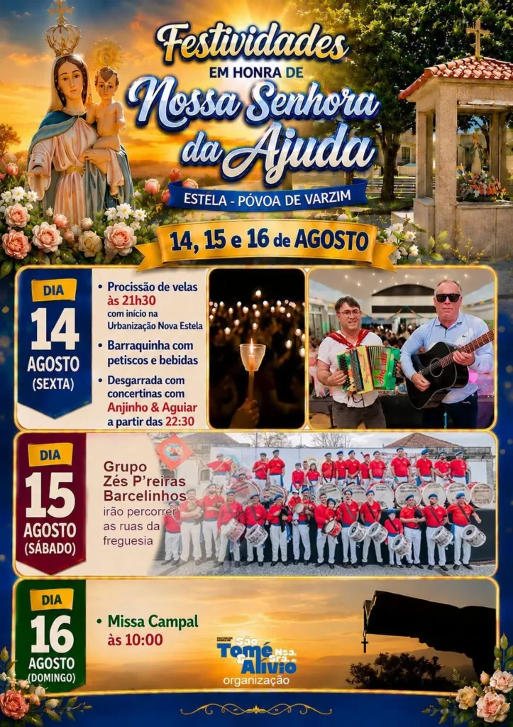 Festas de Estela, Póvoa de Varzim (Senhora da Ajuda) 2026