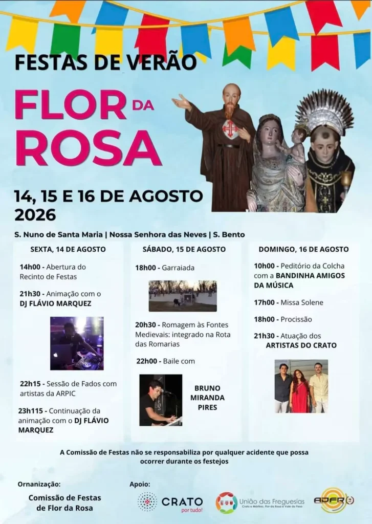 Festas de Flor da Rosa 2026