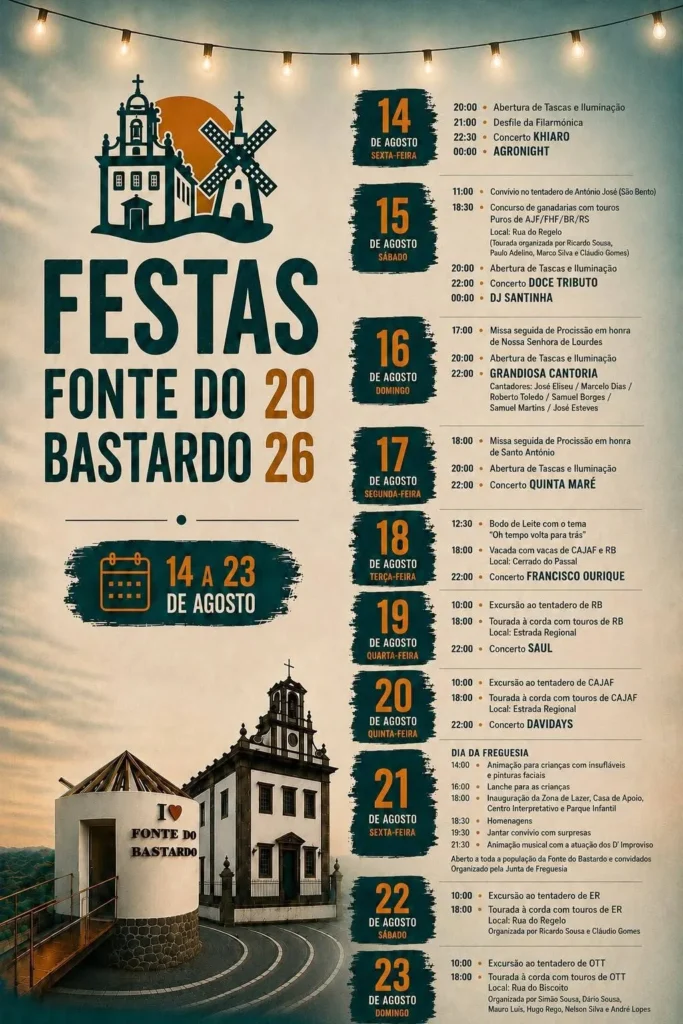 Festas de Fonte do Bastardo 2026