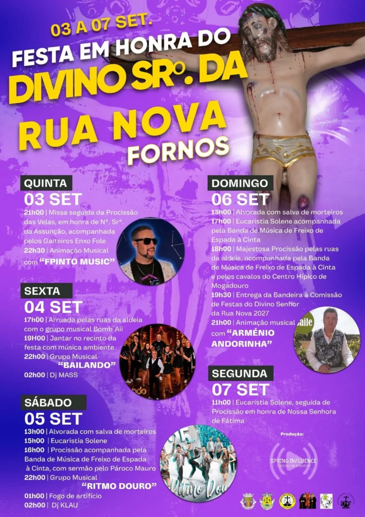 Festas de Fornos, Freixo de Espada á Cinta (Senhor da Rua Nova) 2026