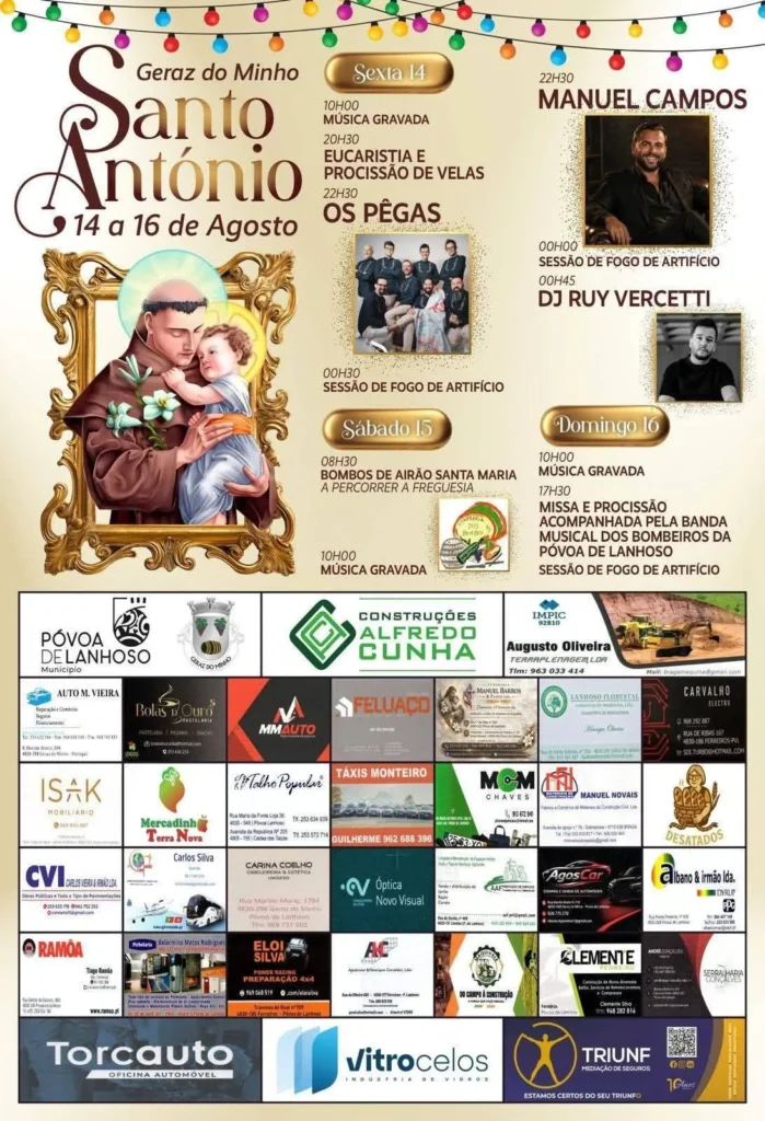 Festas de Geraz do Minho (Santo António) 2026