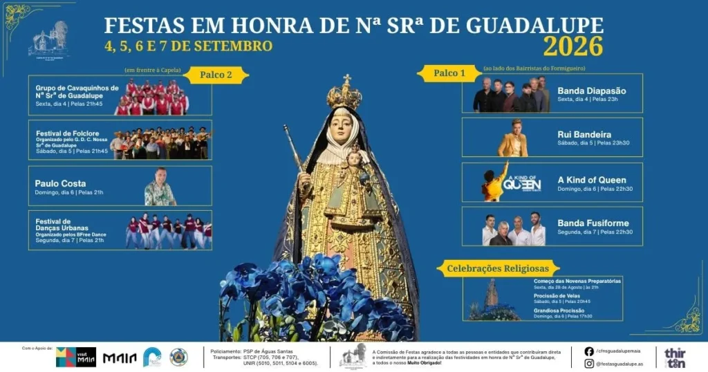 Festas da Maia (Senhora de Guadalupe) 2026